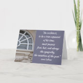 サリバン・アーキテクト大学院グリーティング・カード カード (正面)