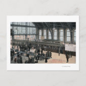 サリバン・スクエア駅の内部 ポストカード (正面)