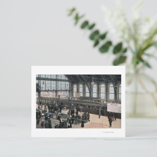 サリバン・スクエア駅の内部 ポストカード (スタンド正面)