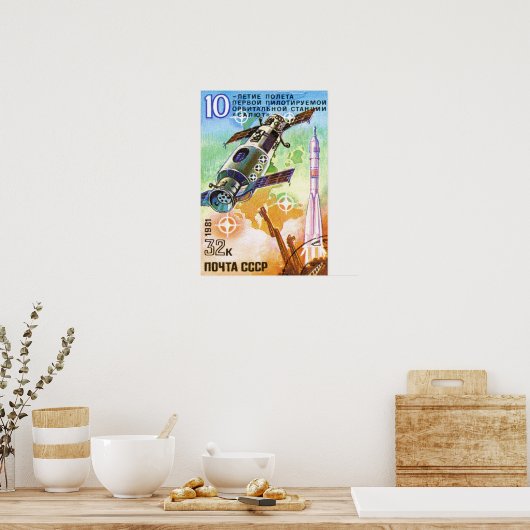 サリュウト1981 ポスター (キッチン)