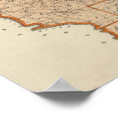 サリヴァン郡の地図 ポスター (角)