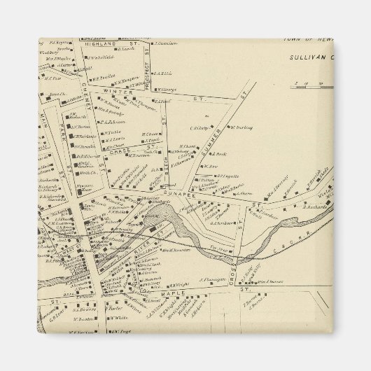 サリヴァン・ニューポート マグネット (正面)