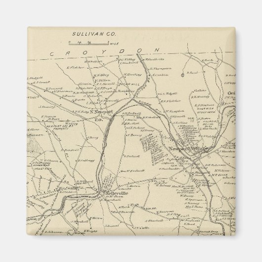 サリヴァン・ニューポート マグネット (正面)