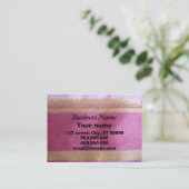 サリーのボーダー 名刺 (スタンド正面)