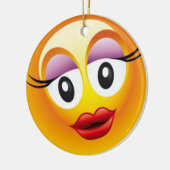 サリーの幸せな喜び セラミックオーナメント (左)