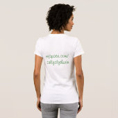 サリーの緑 Tシャツ (裏面フル)