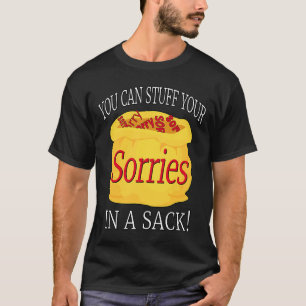 サリーは物でサックできる Tシャツ
