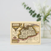 サリーカウンティイングランド古古古古古美術館地図 ポストカード (スタンド正面)