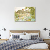 サリーコテージ キャンバスプリント (インサイチュ (寝室))