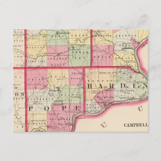 サリーヌ、ガラティン、ハードイン、ローマ法王 ポストカード (正面)