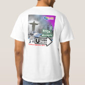 サリーラテンアメリカのまわりのペンギンCC Tシャツ (裏面)