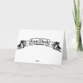 サリー及びSAMスカルカード注記招待状 シーズンカード (裏面)