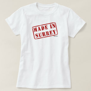 サリー州で作られる Tシャツ