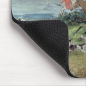 サリー州のキツネ狩り、19世紀 マウスパッド (コーナー)