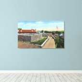 サリー港と西デミルヌの眺め キャンバスプリント (インサイチュ (ウッドフロア))