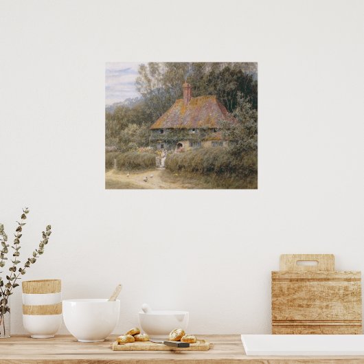 サリー、ブラックウッドの下のヴァレウッドファーム ポスター (キッチン)