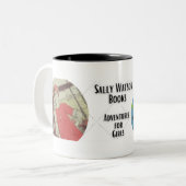 サリー・ワトソン – 冒険家と作家 ツートーンマグカップ (正面左)