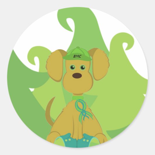 サリー – 糖尿病ステッカー ラウンドシール (正面)