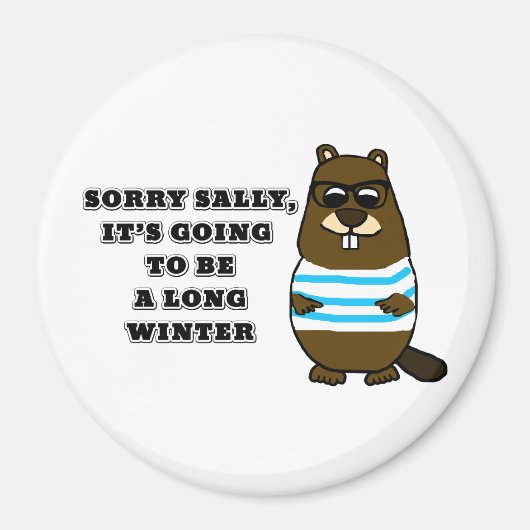 サリー、長い冬 マグネット (正面)