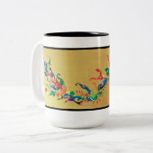 サリーRayn: ドラゴンの春1のマグ ツートーンマグカップ (正面左)