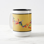 サリーRayn: ドラゴンの春2のマグ ツートーンマグカップ (正面左)