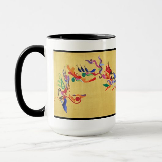 サリーRayn: ドラゴンの春3のマグ マグカップ (左)