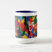 サリーRayn: 白馬のマグ マグカップ (中央)