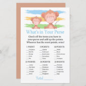 サルあなたの財布ゲームの中に何がある (正面/裏面)