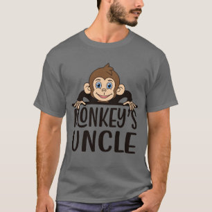 サルおもしろいのおじさんの言葉の芸術 Tシャツ