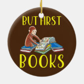 サルおもしろいの本読が最初の本 セラミックオーナメント (裏面)