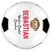 サルおもしろいカスタムサッカーのボール贈り物子供へ サッカーボール (回転)