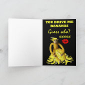 サルおもしろいバレンタインデー シーズンカード (内部)