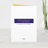 サルおもしろいホワイトブリーフを着てパニー誕生日 カード (裏面)