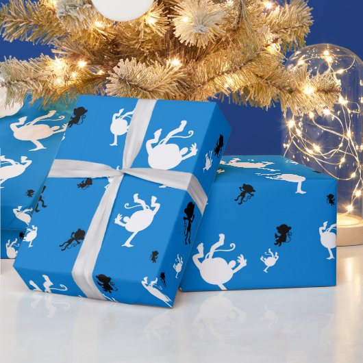 サルおもしろい ラッピングペーパー (クリスマス)
