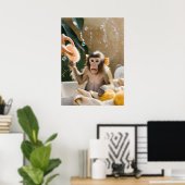 サルお洒落アートポスターギフト ポスター (ホームオフィス)