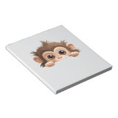 サルかわいいかわいい動物おもしろいアニメ ノートパッド (アングル)