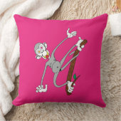 サルがウロウロ クッション (ブランケット)