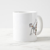 サルがウロウロ ジャンボコーヒーマグカップ (正面右)