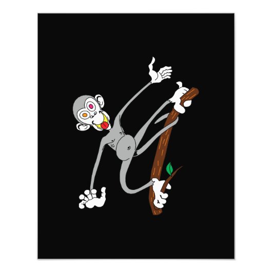 サルがウロウロ フォトプリント            (正面)