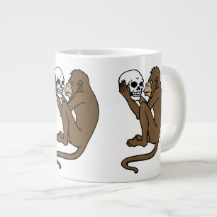 サルがスカル ジャンボコーヒーマグカップ
