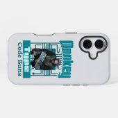 サルがタイプするとコードがバグだらけ Full-Stack Developer iPhone 16ケース (裏面横)