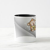 サルがパッチの下で歌う マグカップ (中央)