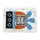 サルが冷蔵庫の磁石をすべて見る マグネット (横)