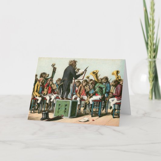 サルたちのオーケストラカード カード (正面)