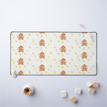 サルとバナナの柄が白