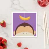 サルとバナナ スタンダードカクテルナプキン (インサイチュ)