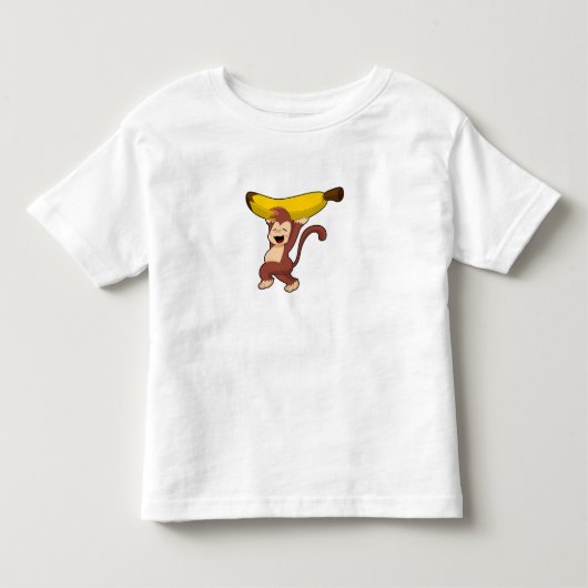 サルとバナナ トドラーTシャツ (正面)