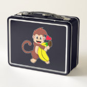 サルとバナナ メタルランチボックス (裏面)