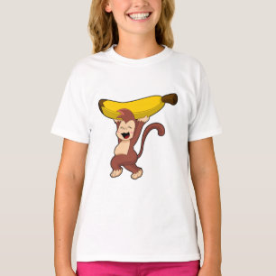 サルとバナナ Tシャツ