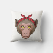 サルとバンダナ クッション (裏面)